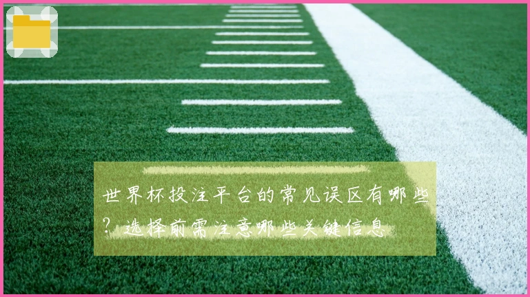 世界杯投注平台的常见误区有哪些?选择前需注意哪些关键信息
